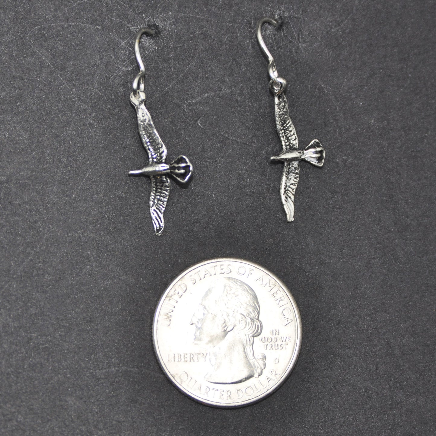 Eagle Earrings, intricately designed Handcrafted Silver Jewelry Endangered Species