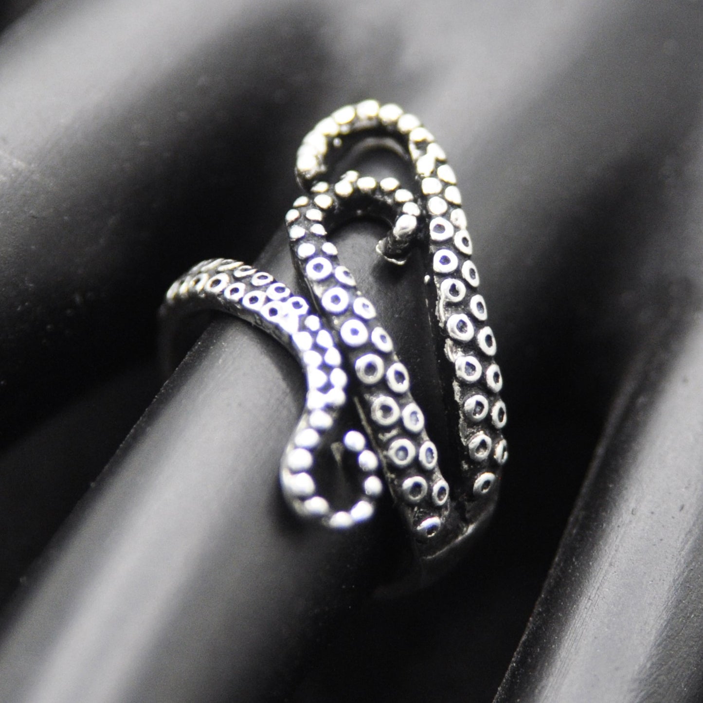 Octopus Ring, Sterling Silver Endangered Species Nautical Jewelry for Women