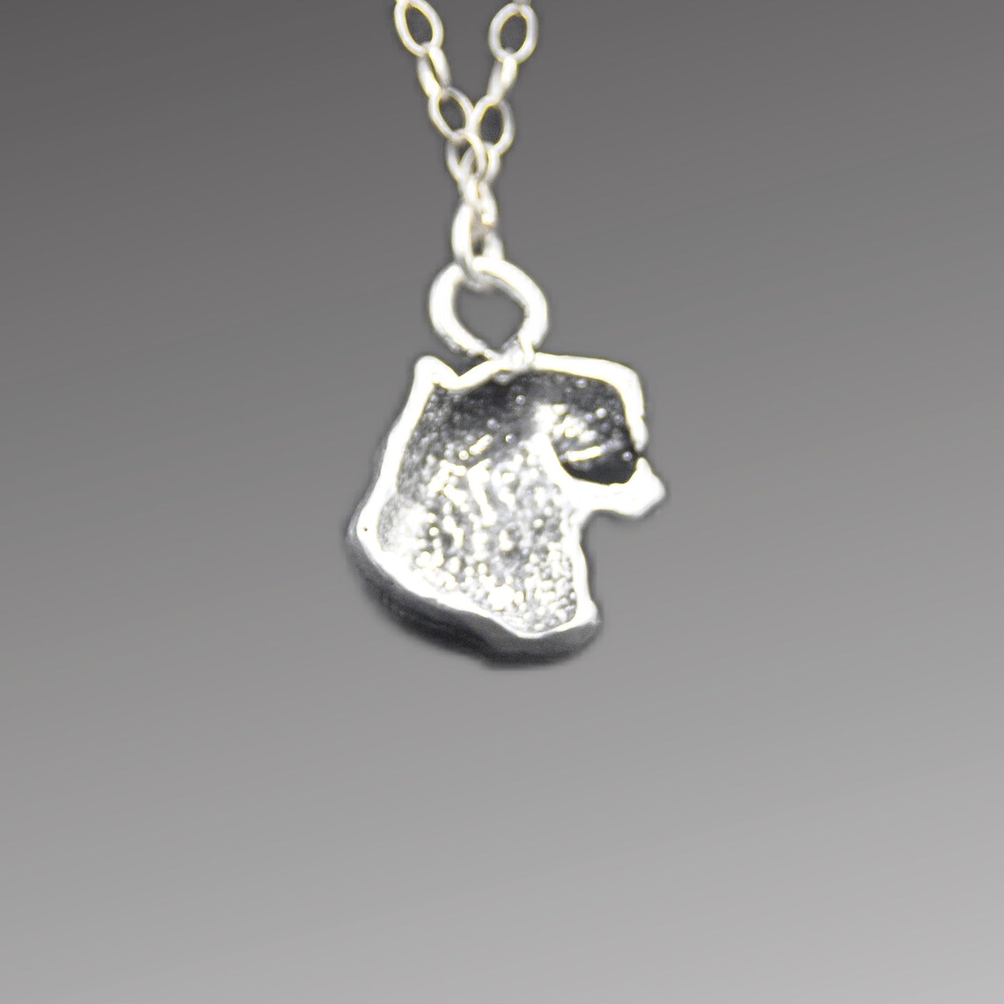 Tiger Necklace Recycled Sterling Silver .925 Cable Chain Endangered Species
